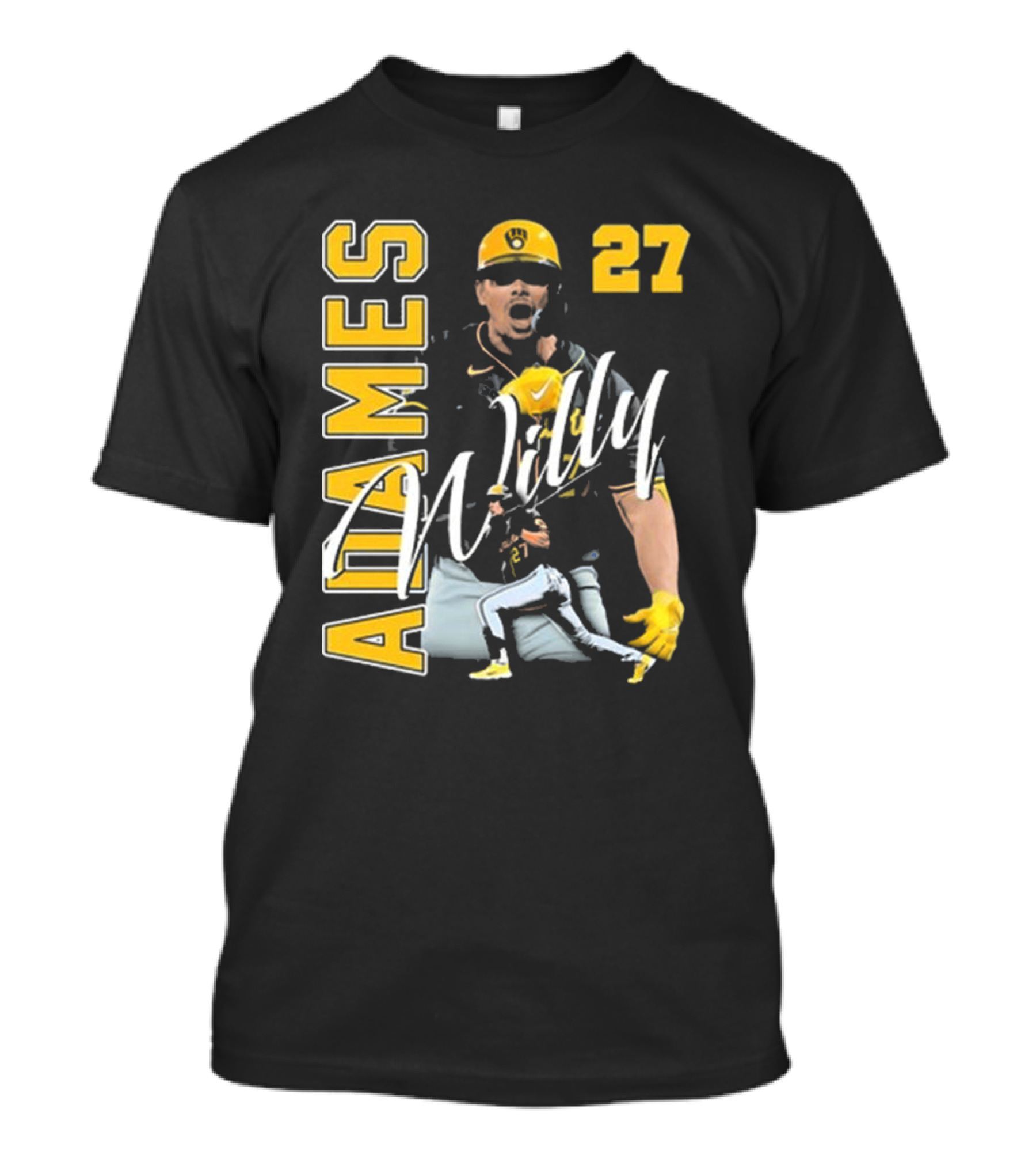 Willy Adames 27 MKE Baseball Player Iconic T-Shirt