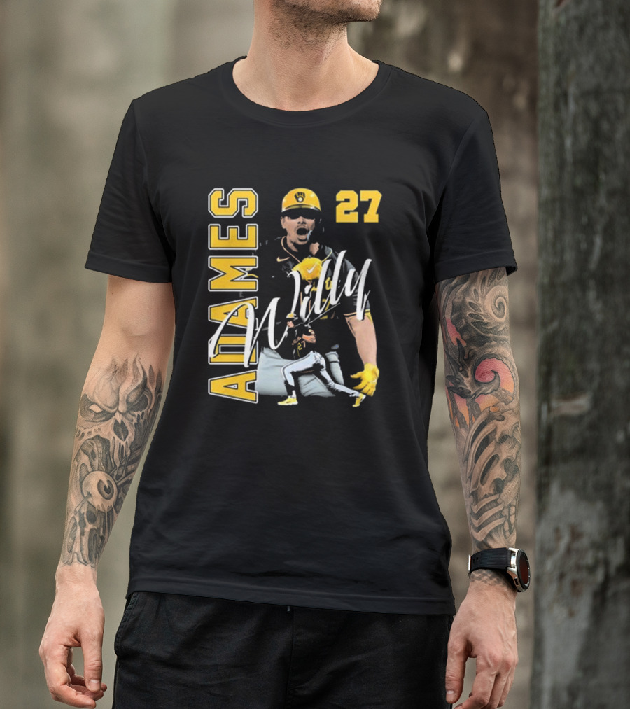 Willy Adames 27 MKE Baseball Player Iconic T-Shirt