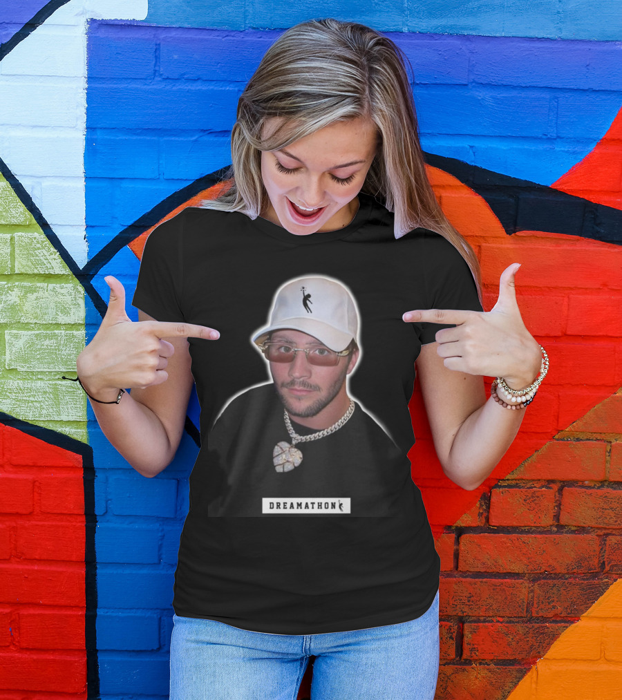 Josh Allen Dreamathon White Cap And Chain T-Shirt