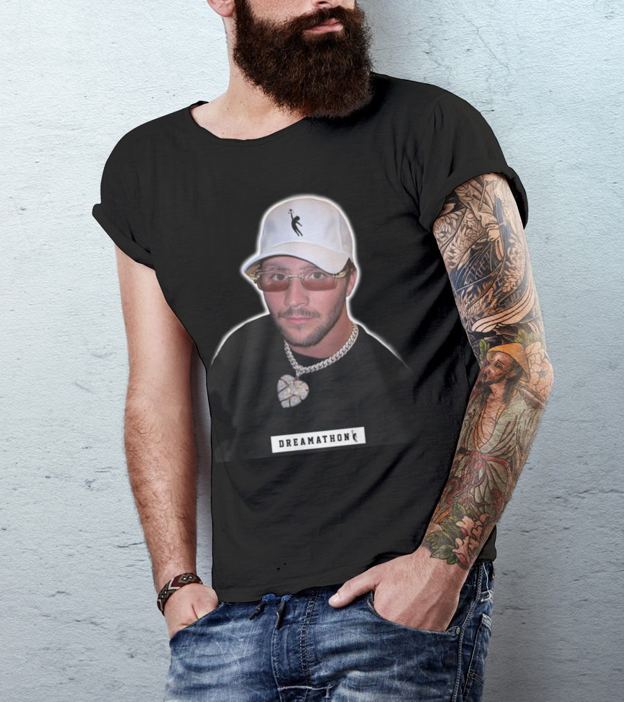 Josh Allen Dreamathon White Cap And Chain T-Shirt