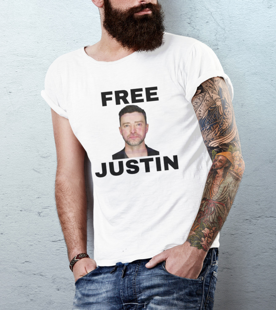 FREE JUSTIN TIMBERLAKE SHOT MUGSHOT T-Shirt