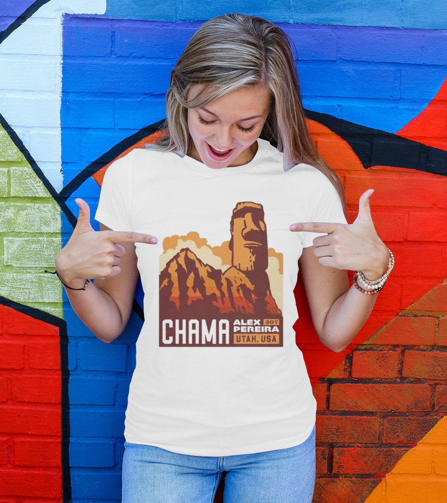 Chama Alex Pereira 307 Stonehead Utah USA T-Shirt