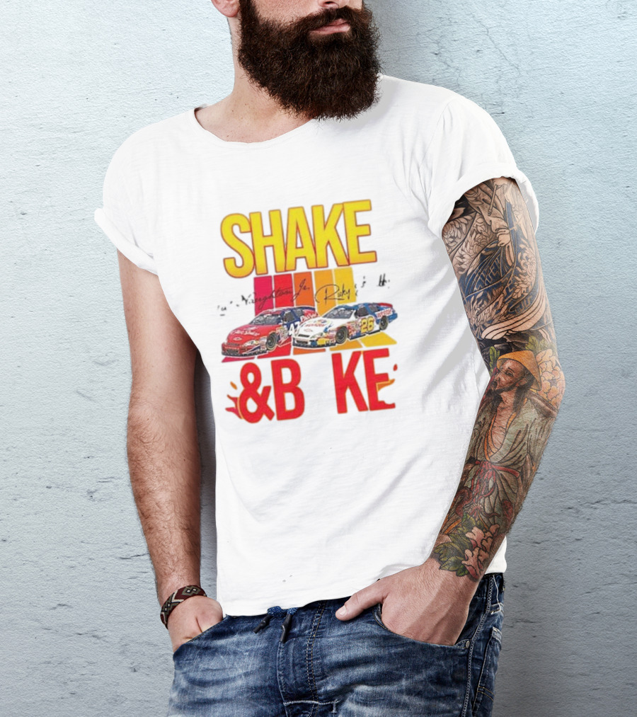 SHAKE And BAKE NASCAR Racing Talladega Nights Ricky Bobby T-Shirt