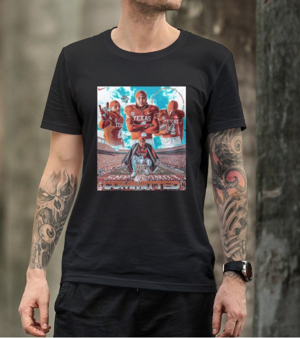 Texas Longhorns Graceson Littleton Committed Football T-Shirt