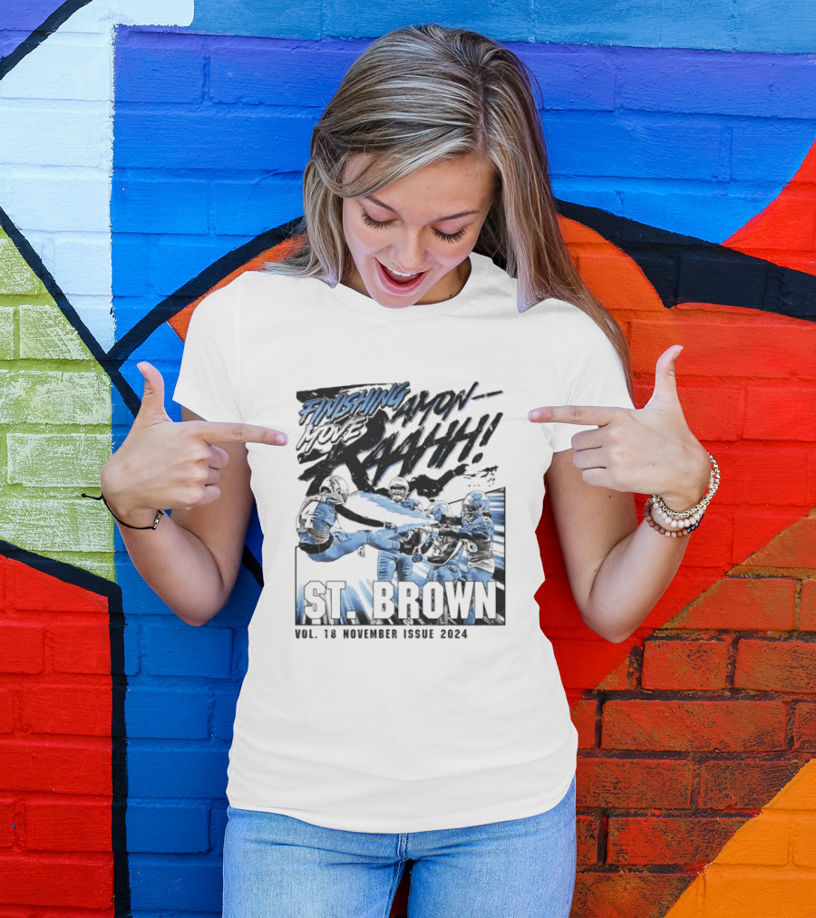 FINISHING MOVE AMON-R-AAHHH ST. BROWN VOL. 18 NOVEMBER ISSUE T-Shirt