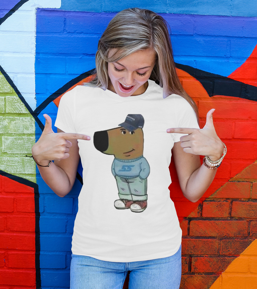 Williams Racing 55 Chill Guy Dog Hat T-Shirt