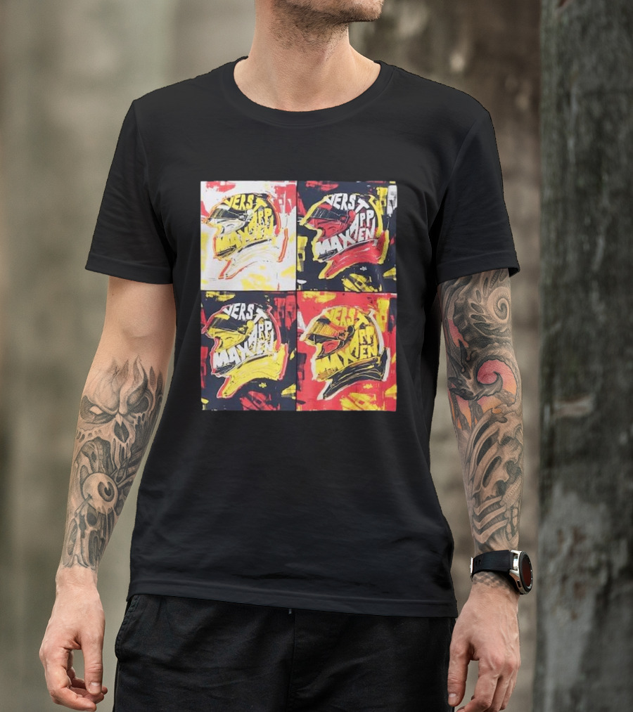 Red Bull Racing Verstappen Pop Art Helmet T-Shirt
