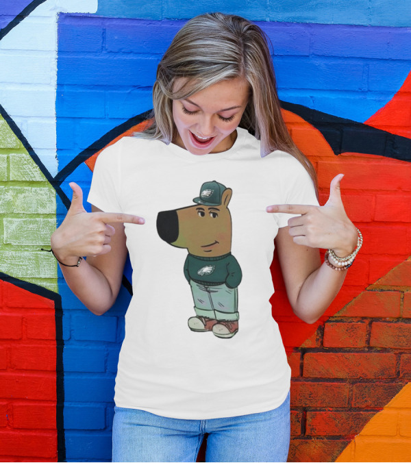 I Am Just A Chill Guy Philadelphia Eagles Character In Hat T-Shirt
