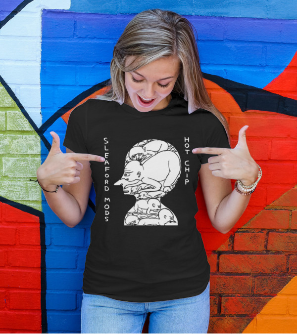 Sleaford Mods Hot Chip Abstract Figure Array T-Shirt