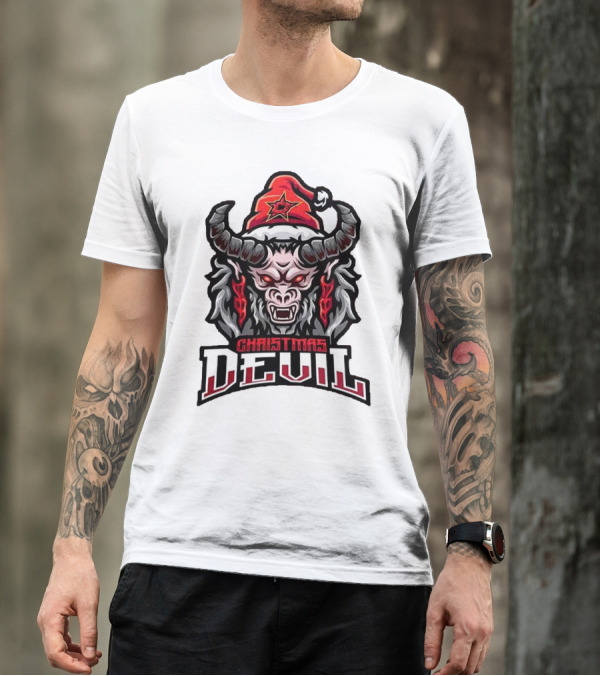 Dallas Stars NHL Krampus Christmas Devil Hockey T-Shirt