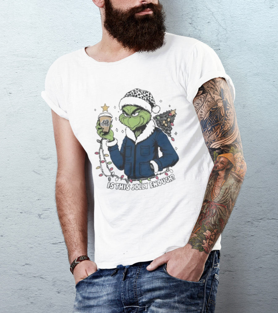 Old Dominion Monarchs Santa Grinch Christmas Is This Jolly Enough T-Shirt