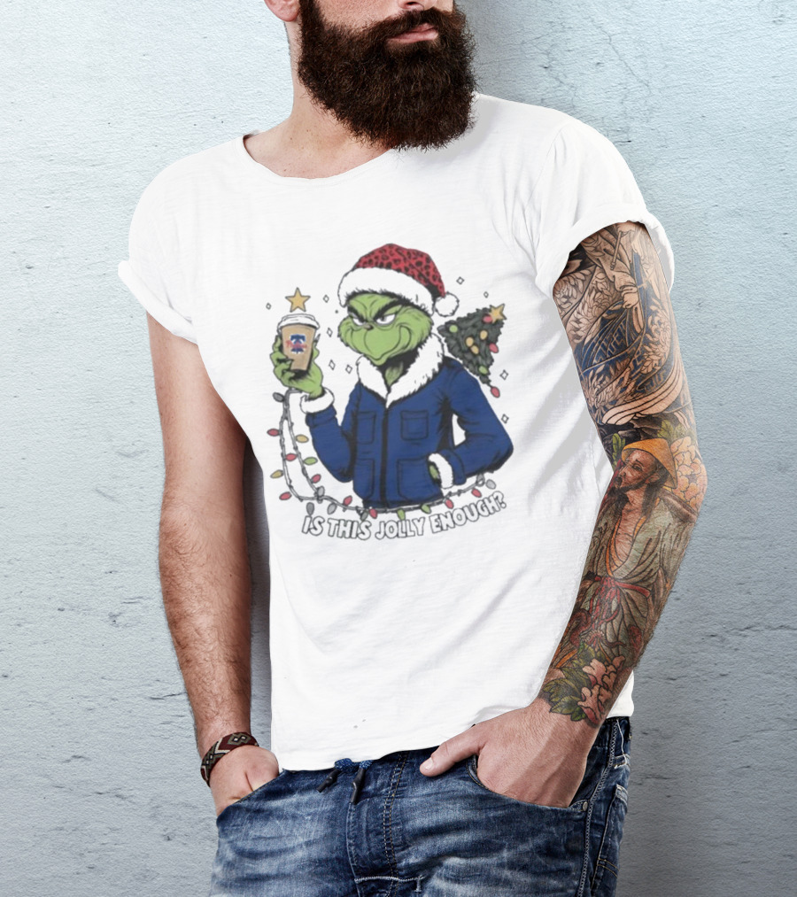 Philadelphia Phillies Grinch Is This Jolly Enough Merry Christmas T-Shirt
