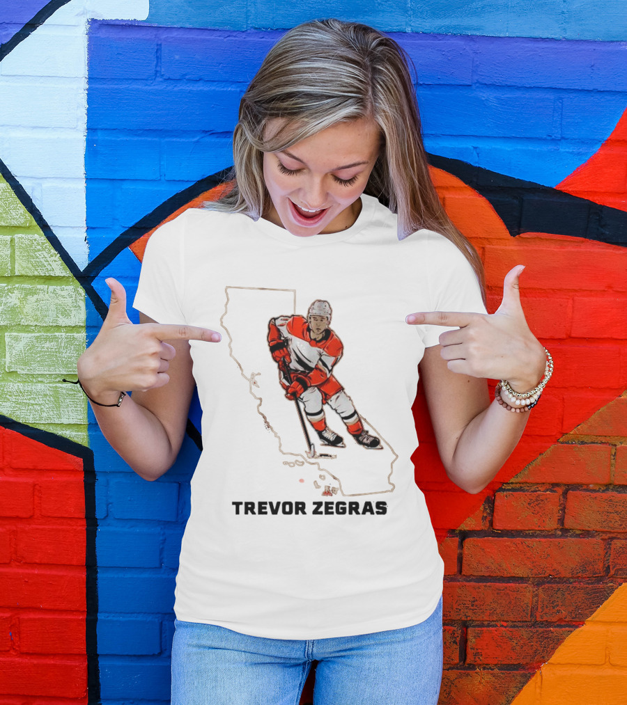 Trevor Zegras California Hockey Player T-Shirt