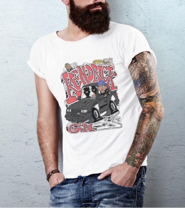 Kendrick GNX Freakorico Cartoon Car T-Shirt