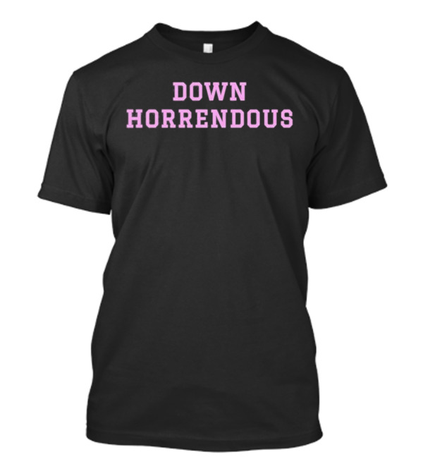 Meals By Cug Down Horrendous Black T-Shirt