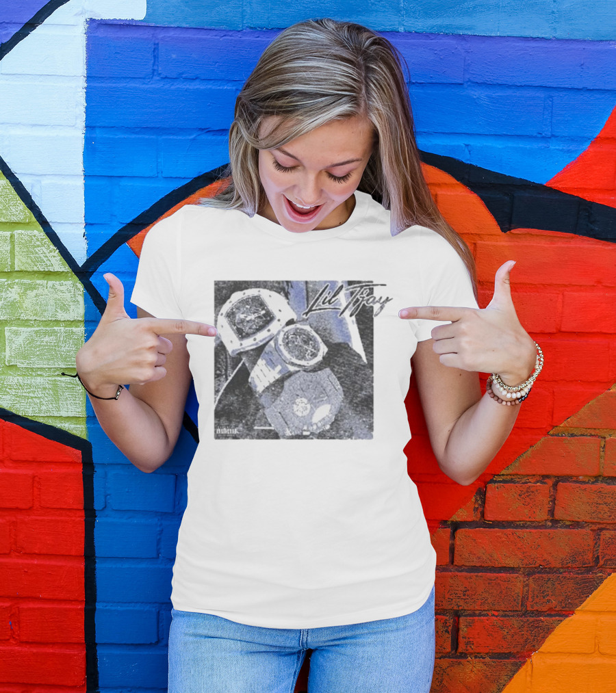 Lil Tjay Took A While Album Cover Watches T-Shirt
