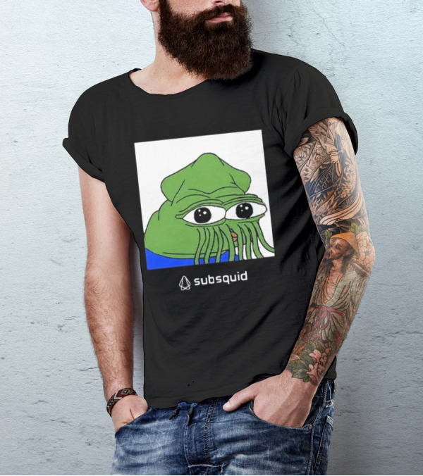 Dima Zhelezov Pepe The Frog Meme Subsquid T-Shirt