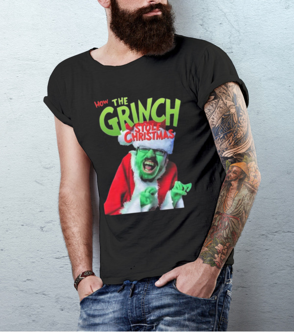 How The Grinch Stole Christmas Santa Costume Fun T-Shirt