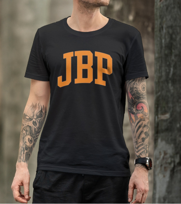 JBP Cobalt Orange Block Letters T-Shirt