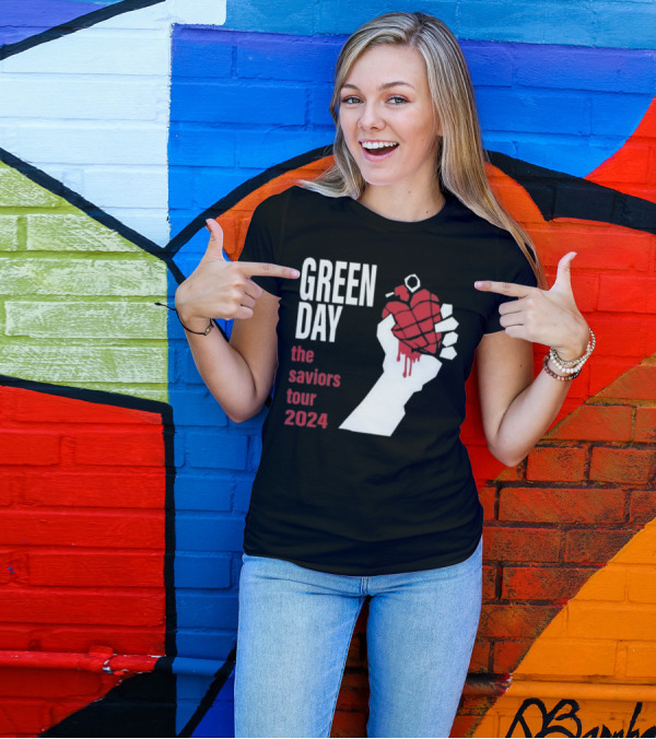 Green Day The Saviors Tour T-Shirt