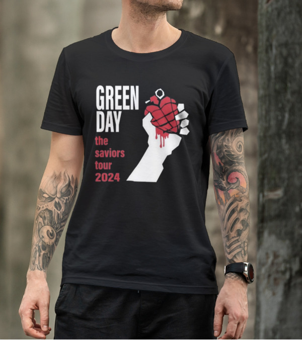 Green Day The Saviors Tour T-Shirt