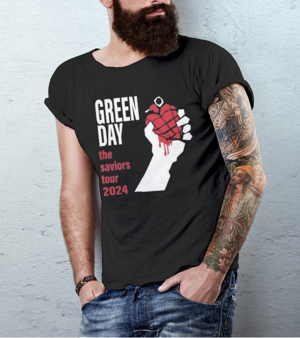 Green Day The Saviors Tour T-Shirt