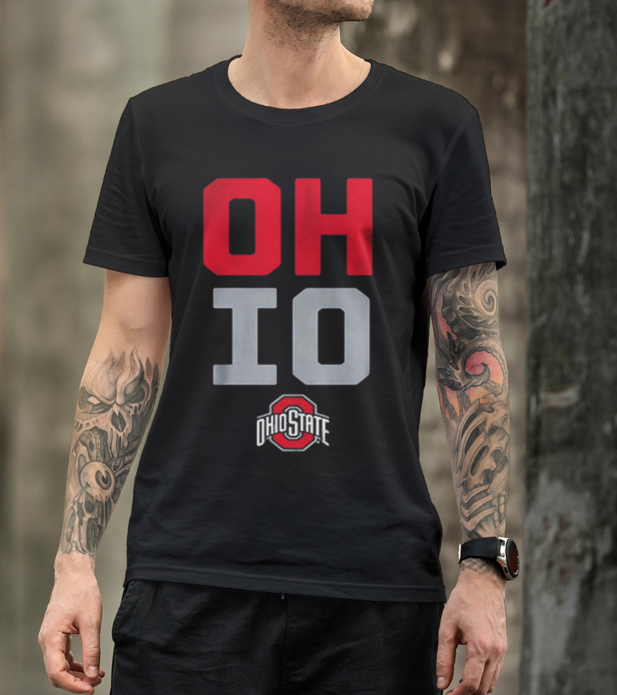 Ohio State OH-IO Slogan With Ohio State University T-Shirt