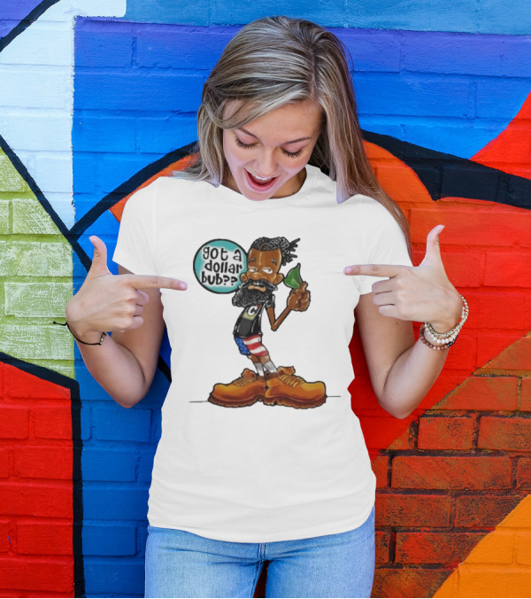 Damon Darling Got A Dollar Bub Character With Funky Style And Patriotic Colors T-Shirt