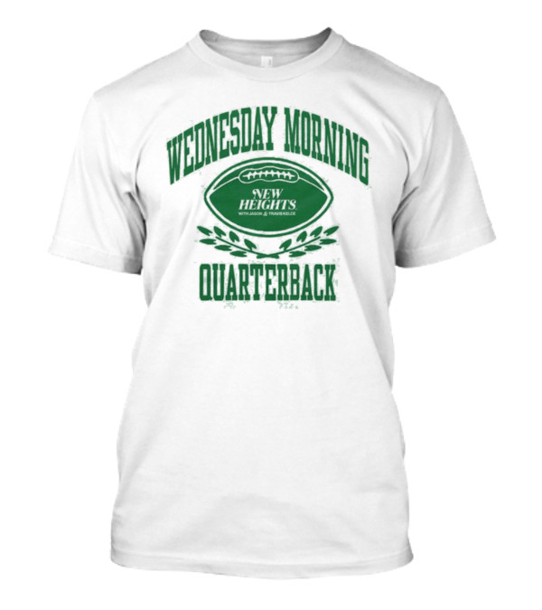 New Heights Wednesday Morning Quarterback With Jason And Travis Kelce Football T-Shirt