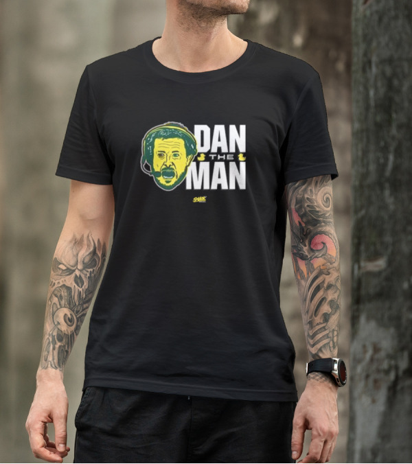 Dan Lanning Oregon Dan The Man Ducks Coach Headset Face T-Shirt