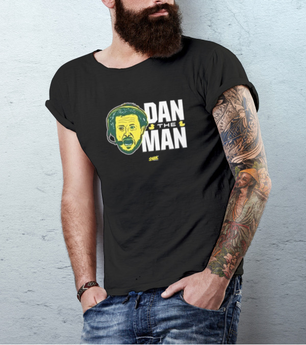 Dan Lanning Oregon Dan The Man Ducks Coach Headset Face T-Shirt
