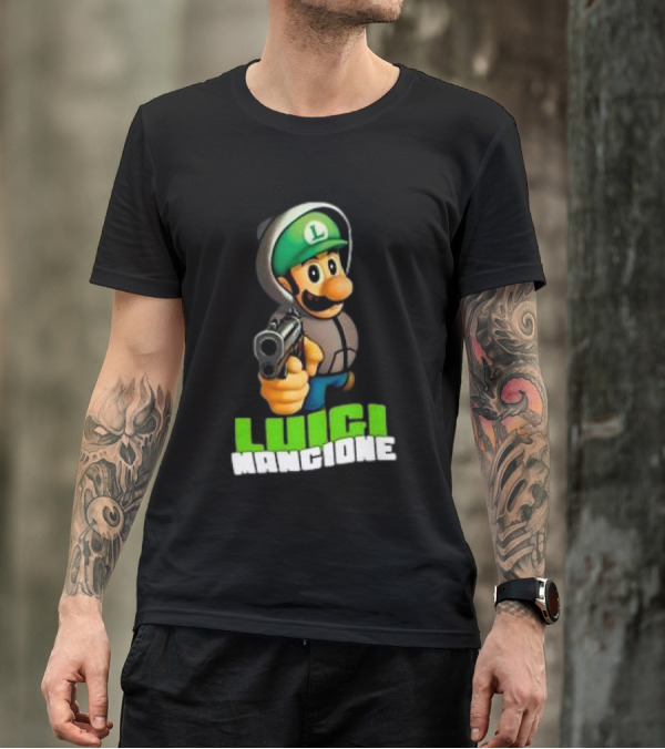 Luigi Mangione Super Mario Free T-Shirt