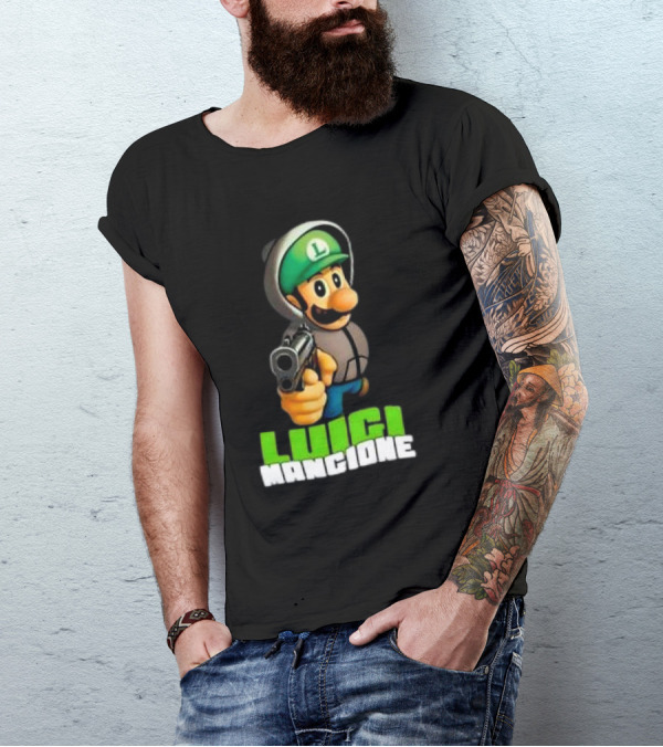Luigi Mangione Super Mario Free T-Shirt