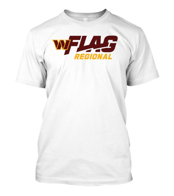 Washington Commanders W Flag Regional 2025 NFL Tournaments T-Shirt