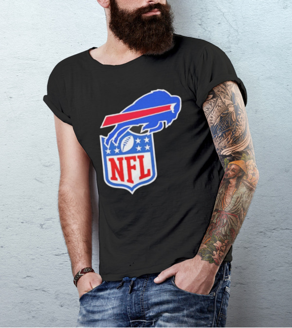 Buffalo Bills NFL Football Fusion Mark T-Shirt
