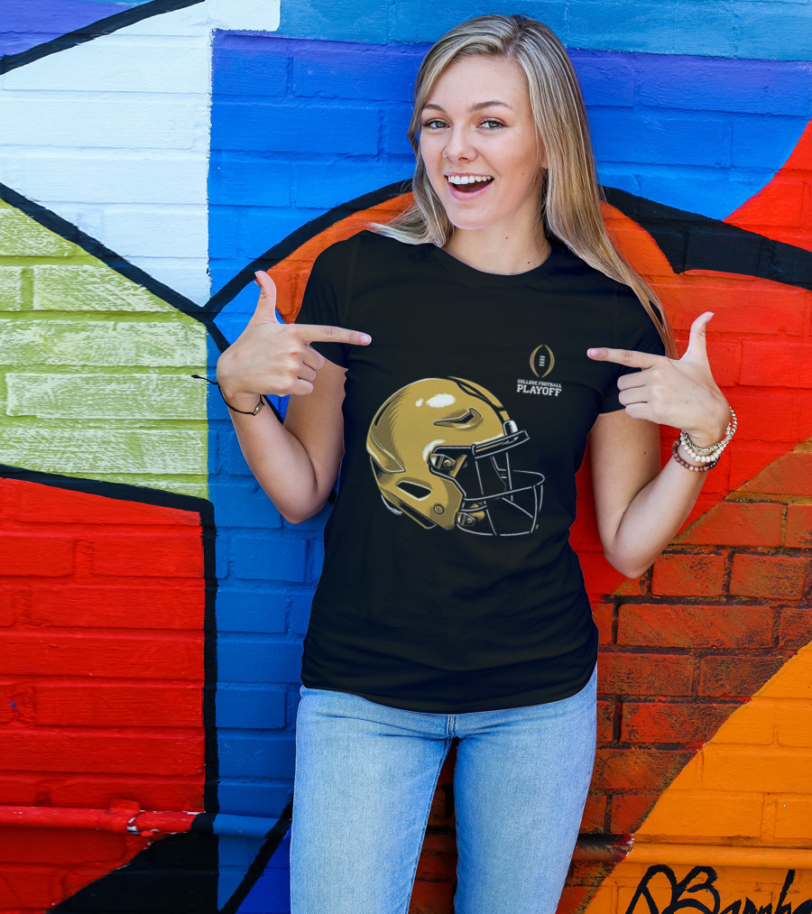 College Football Playoff Notre Dame Helmet 2025 T-Shirt