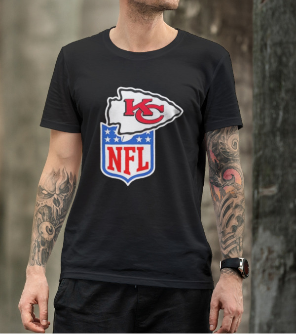 Kansas City Chiefs NFL Shield Emblem Collaboration T-Shirt