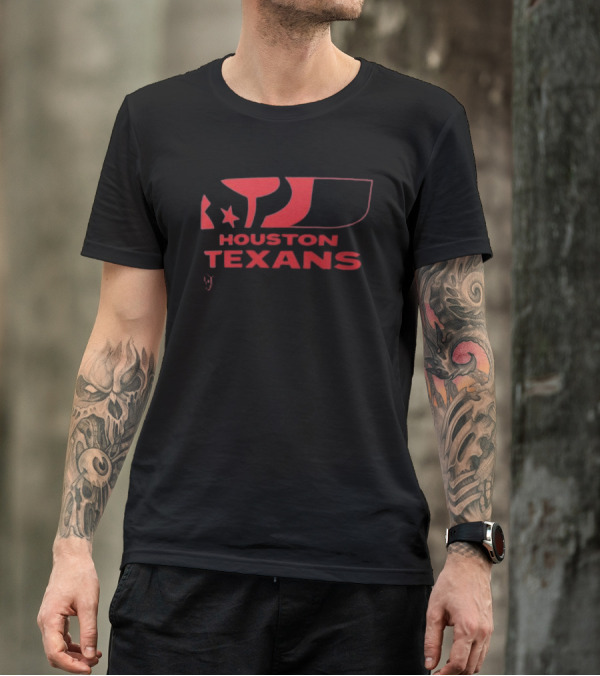 Houston Texans NFL Red Logo Fan Essential T-Shirt