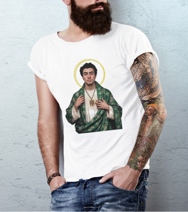 Luigi Mansion Nicola Holy Icon Green Robe T-Shirt