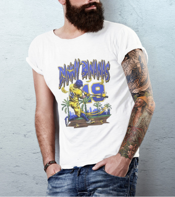 Danny Bananas 19 Savannah Bananas Baseball Cartoon T-Shirt