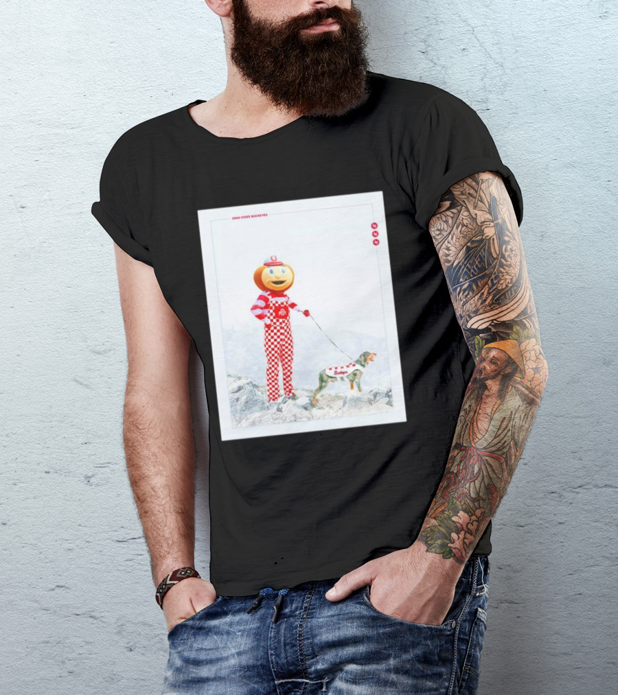 Ohio State Buckeyes Brutus Leads Smokey Over Tennessee Vols Victory T-Shirt