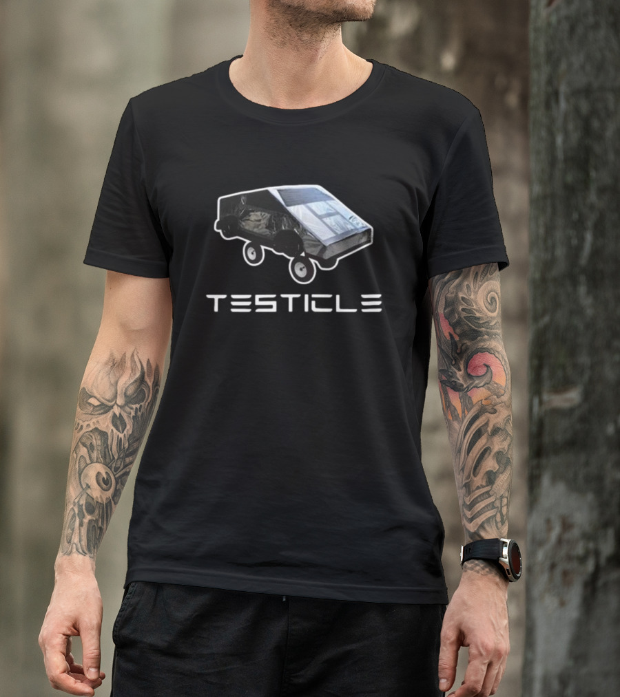 TESICLE Bruhtees Cybertruck T-Shirt