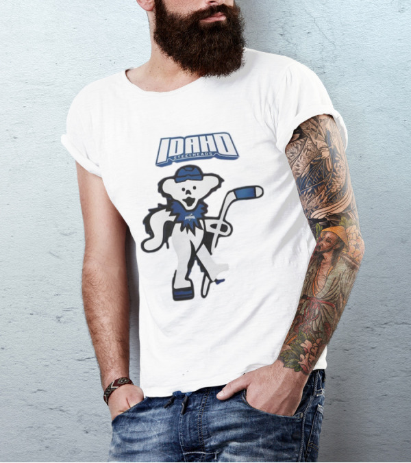 Idaho Steelheads Grateful Dead Hockey Bear 2025 T-Shirt