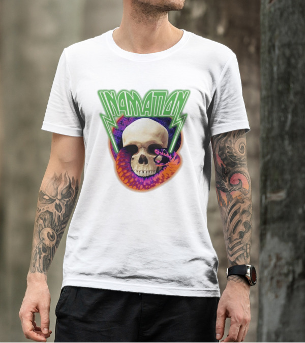 In4mation Skull Snake Iconic T-Shirt