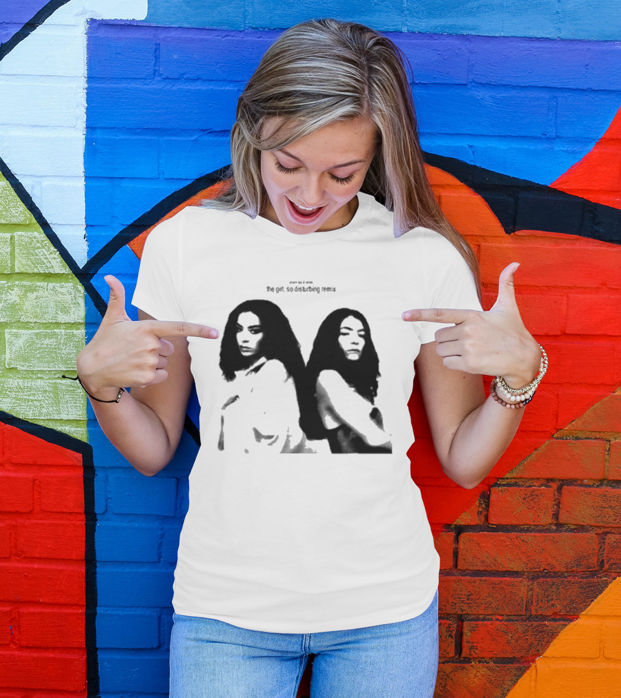 Charli And Lorde - The Girl, So Disturbing Remix T-Shirt