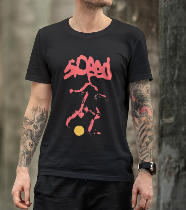 IShowSpeed Soccer Silhouette With Ball Warp T-Shirt