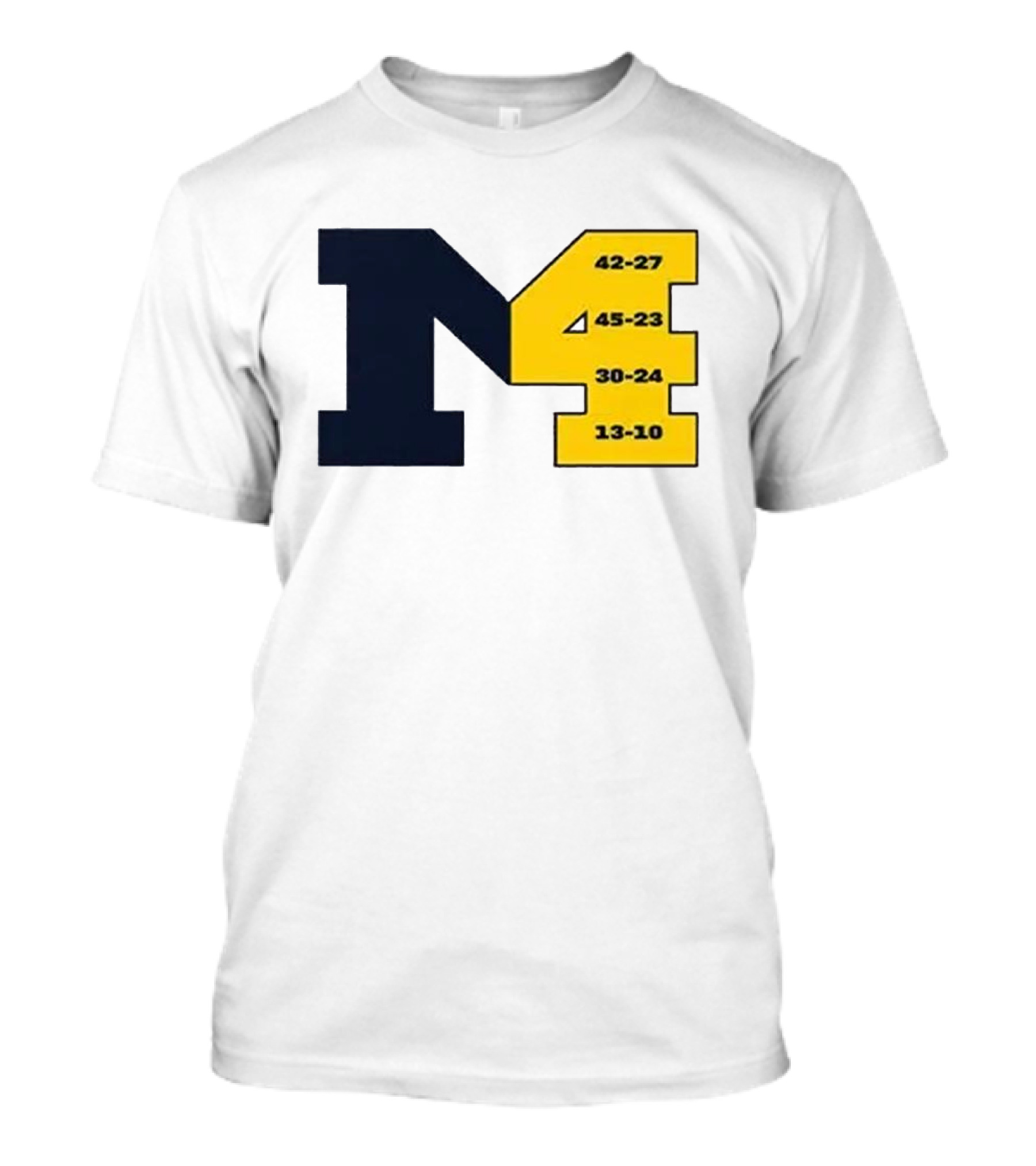 Michigan M4 42-27 45-23 30-24 13-10 T-Shirt