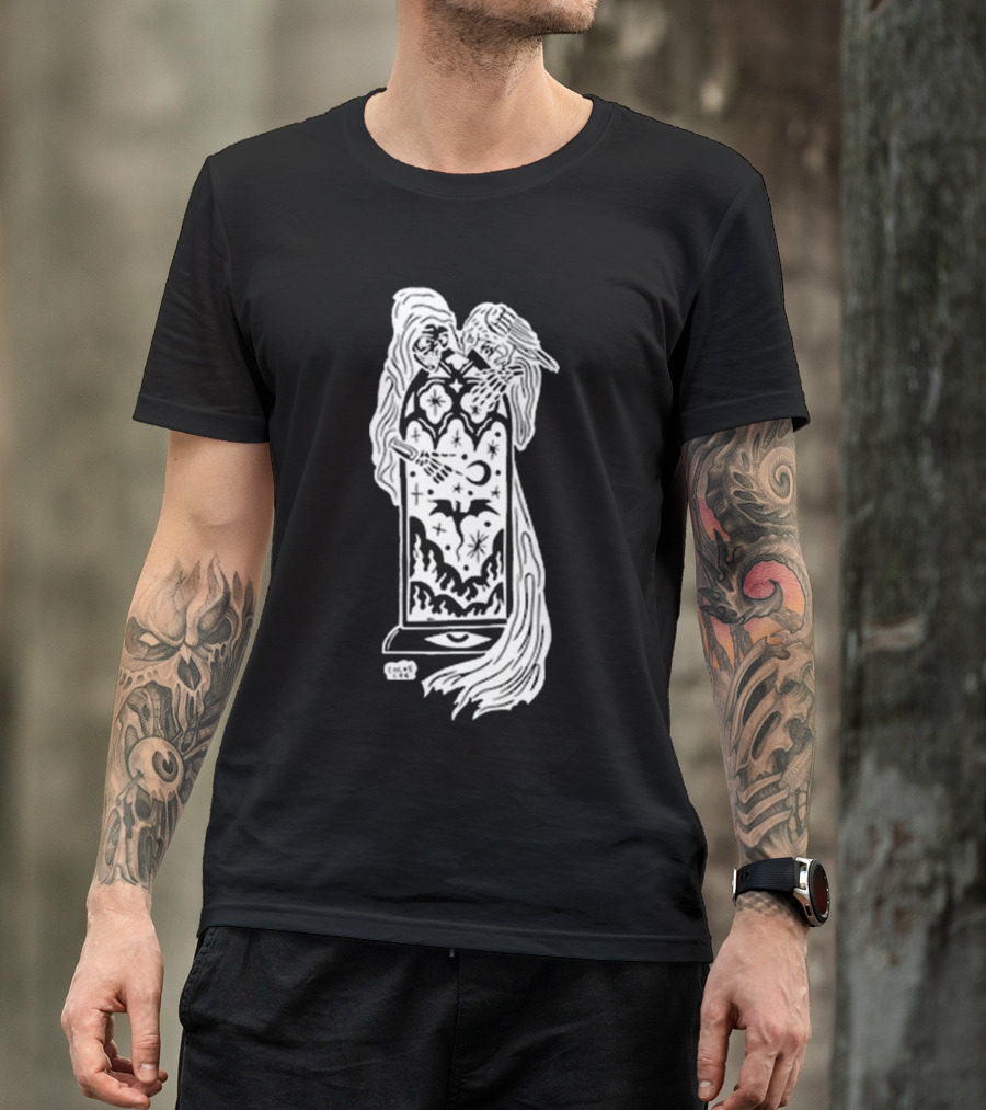 Chloe Lee Mystical Reaper Portal Night Sky Realm T-Shirt