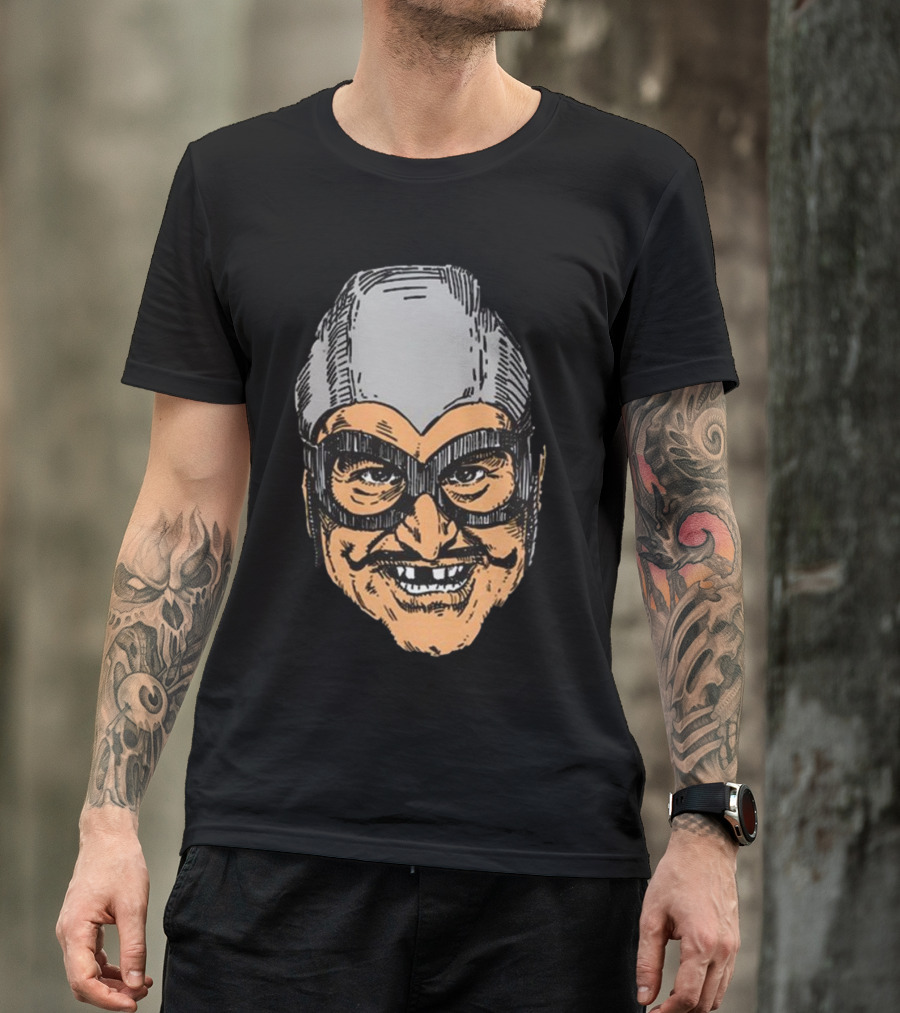 Aquabats Bat Commander Masked Hero Face T-Shirt
