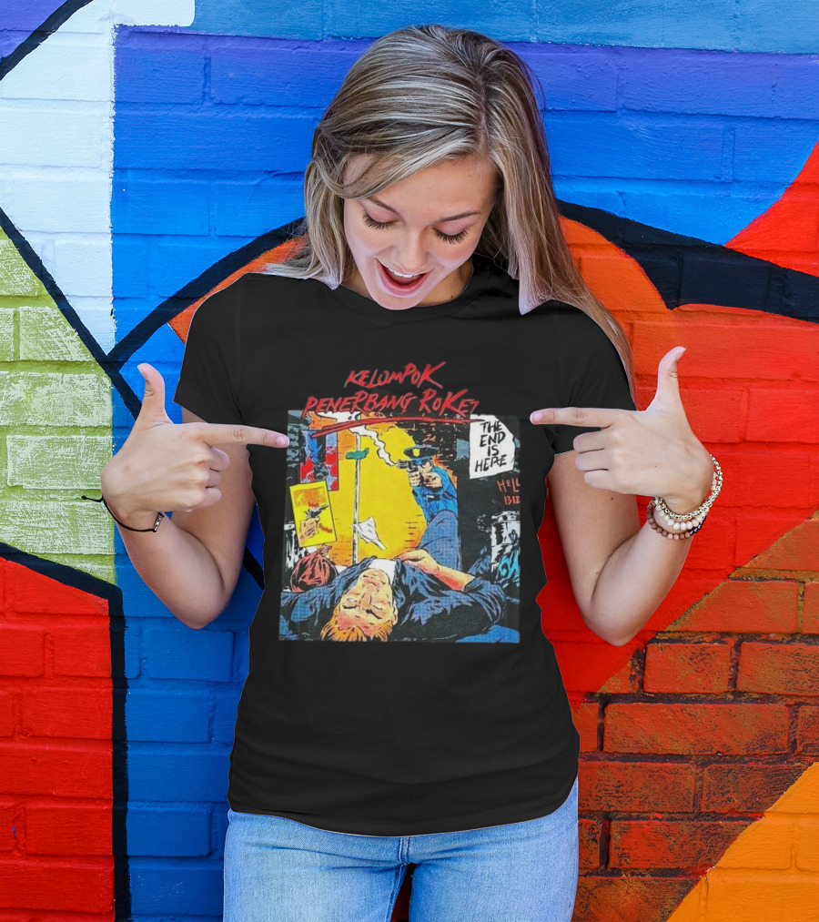 Kelompok Penerbang Roket The End Is Here Mati Muda Comic Style T-Shirt